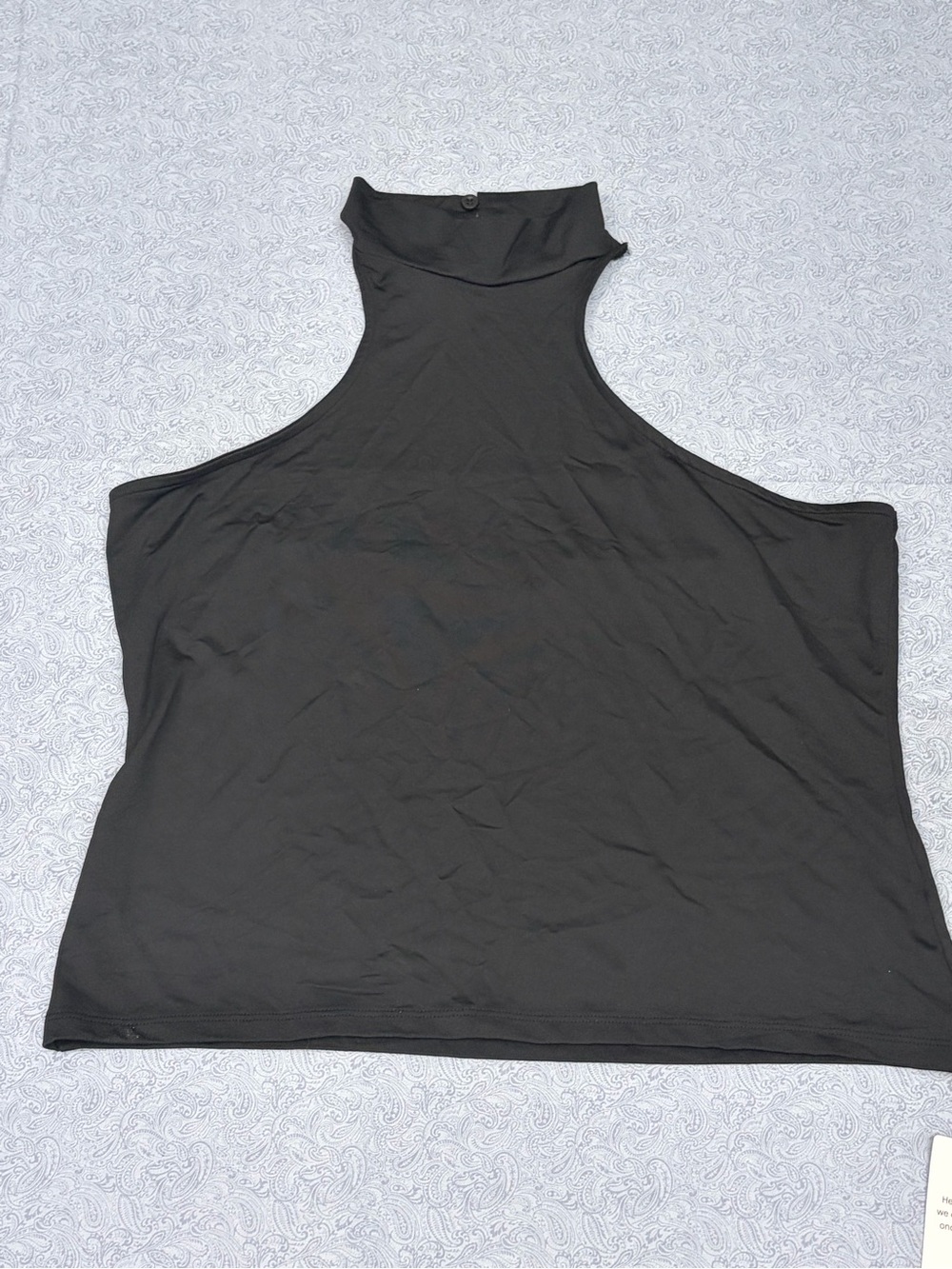 Asos Black Halter Neck Open Back Top - Sleeveless Chic 12 NWT